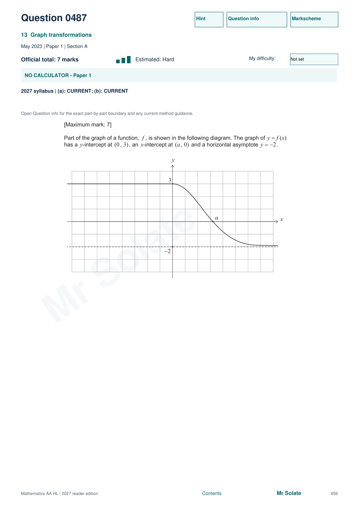Original Mathematics question 487, page 656