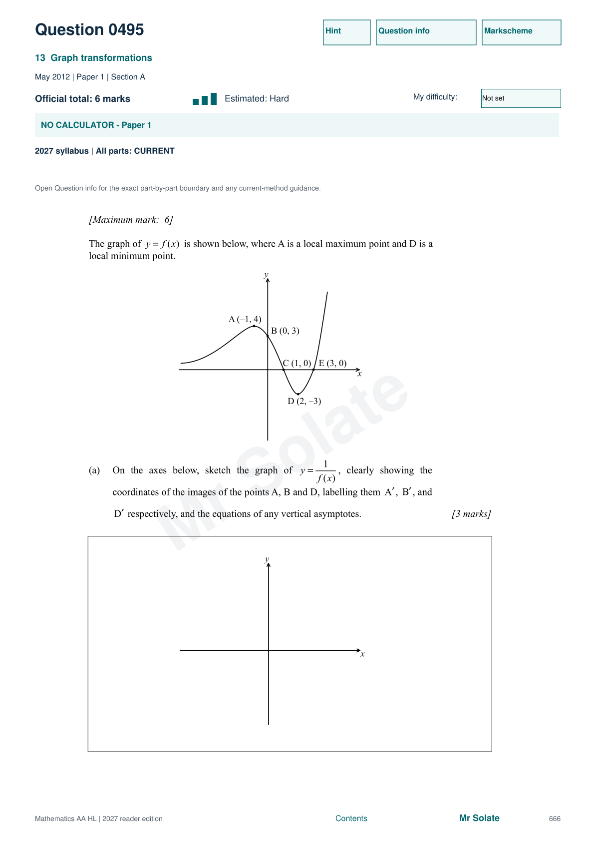 Original Mathematics question 495, page 666