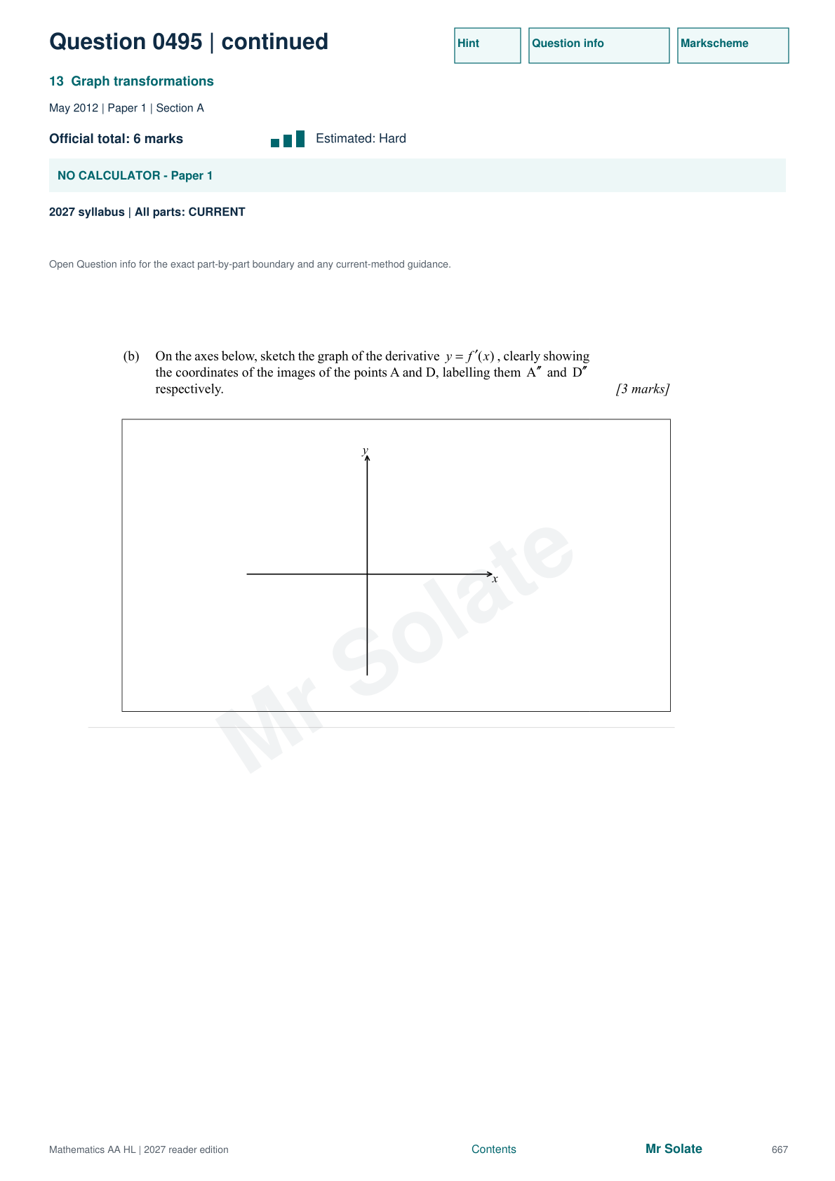 Original Mathematics question 495, page 667