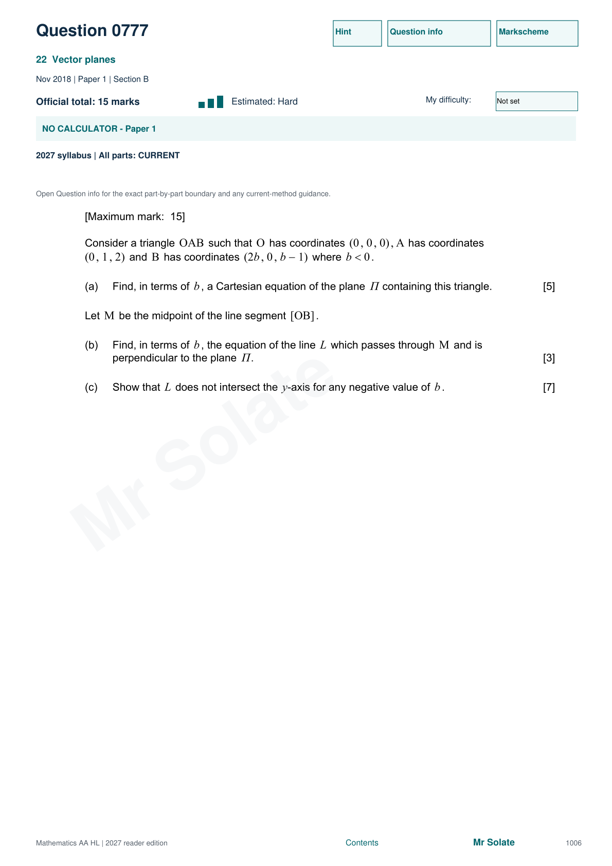 Original Mathematics question 777, page 1006