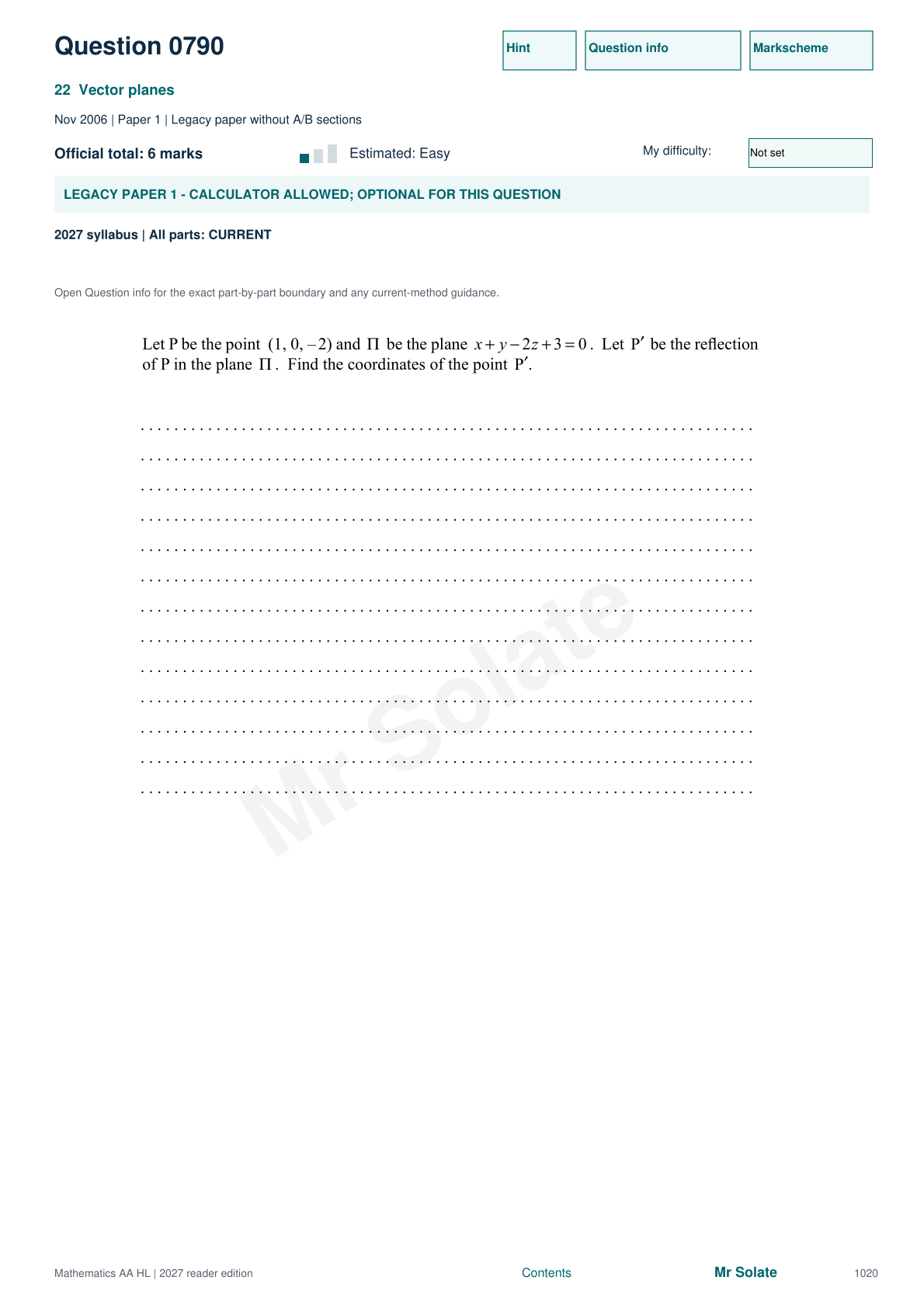 Original Mathematics question 790, page 1020