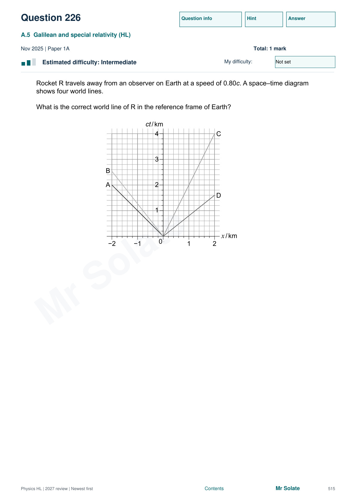 Original Physics question 226, page 515