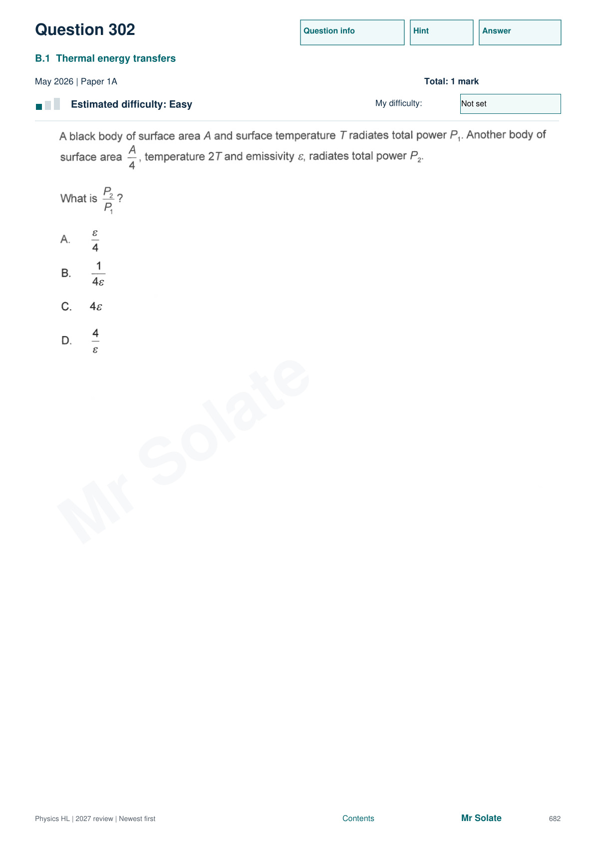 Original Physics question 302, page 682