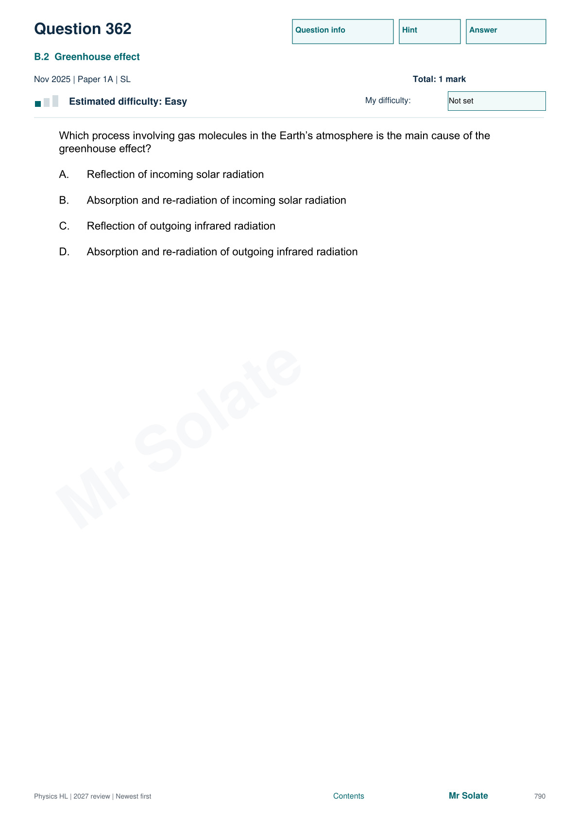 Original Physics question 362, page 790