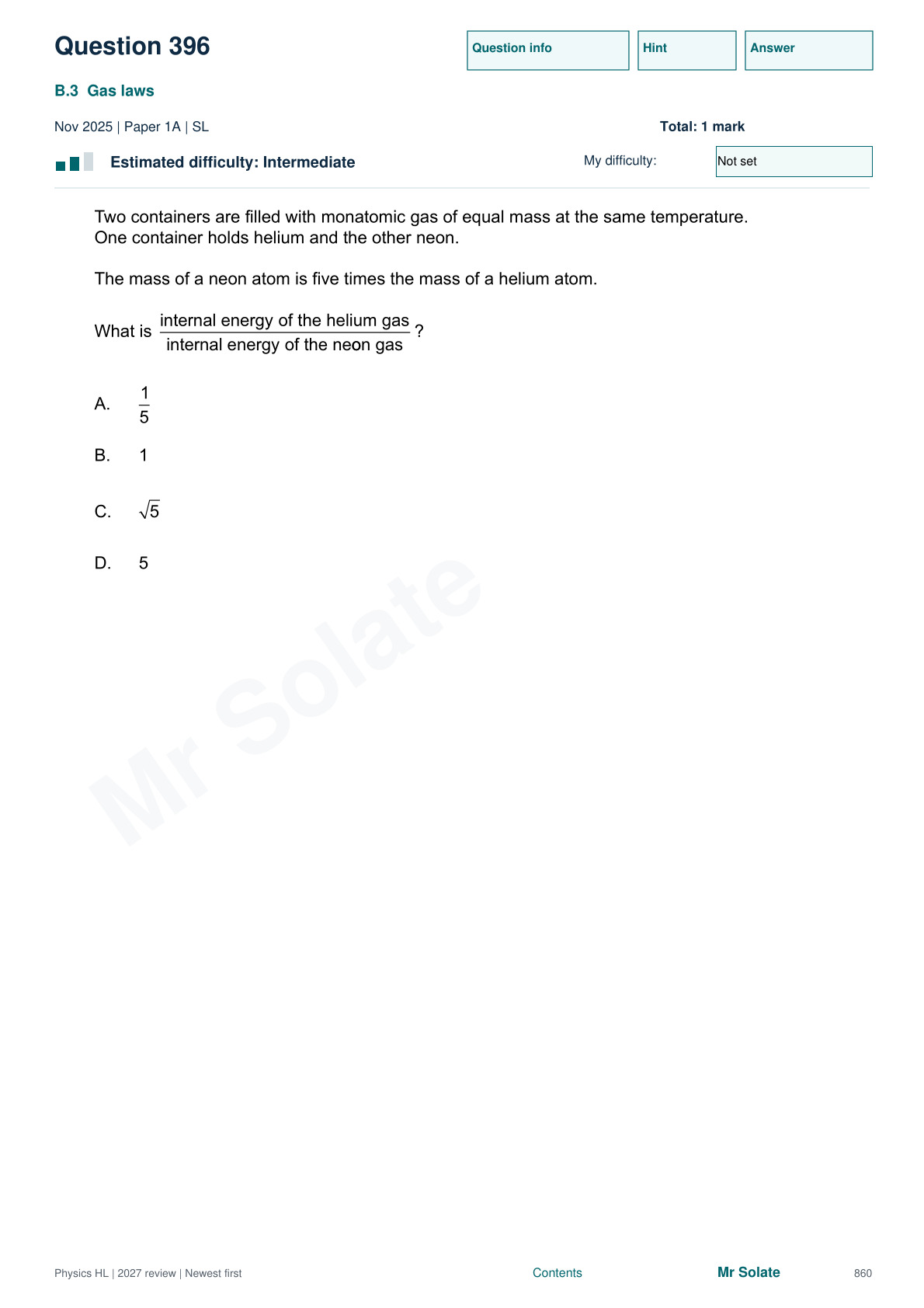 Original Physics question 396, page 860