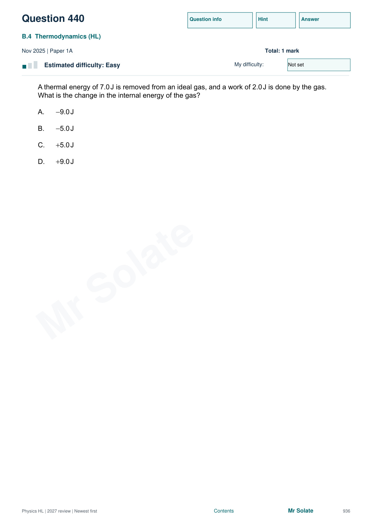 Original Physics question 440, page 936