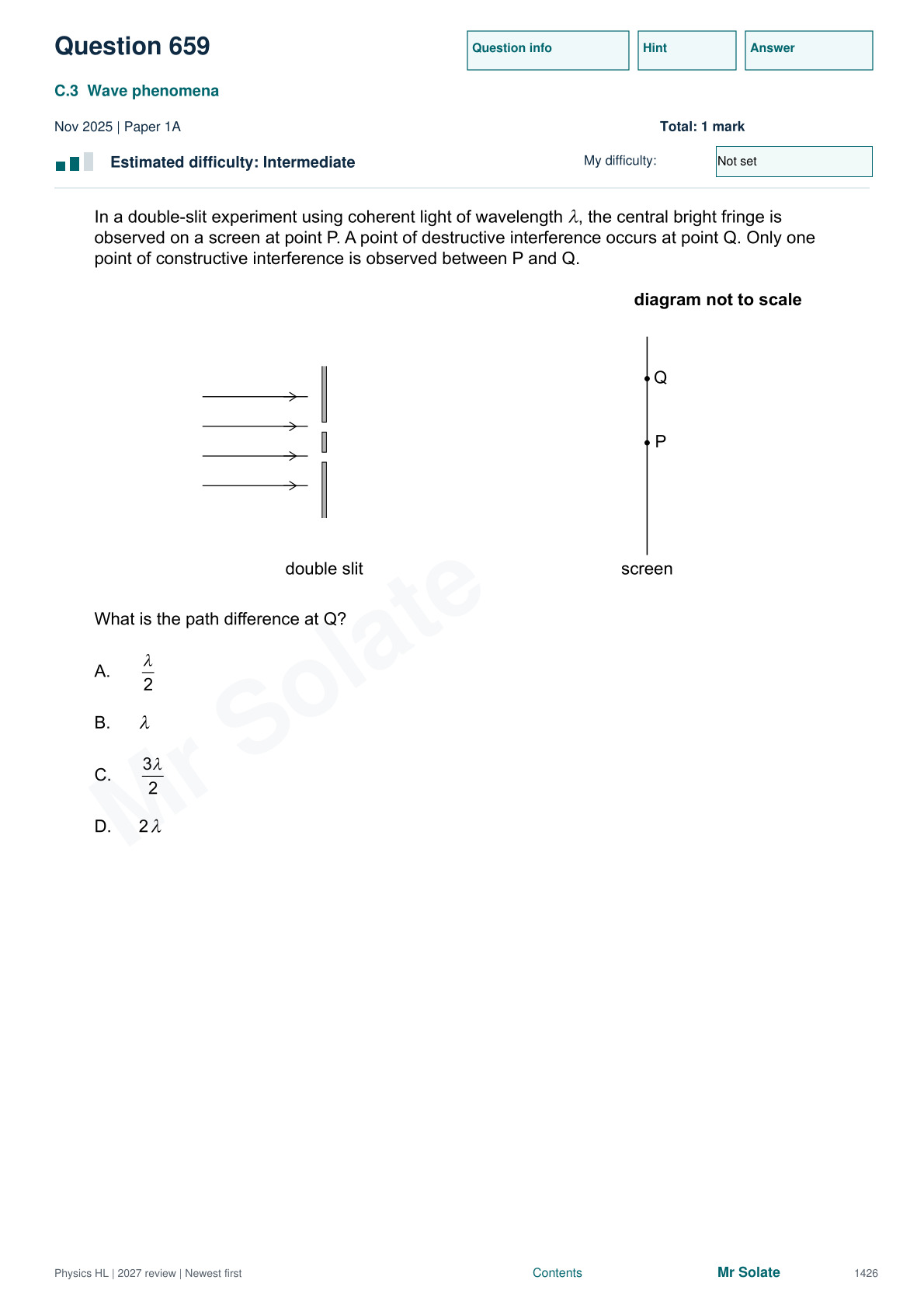 Original Physics question 659, page 1426