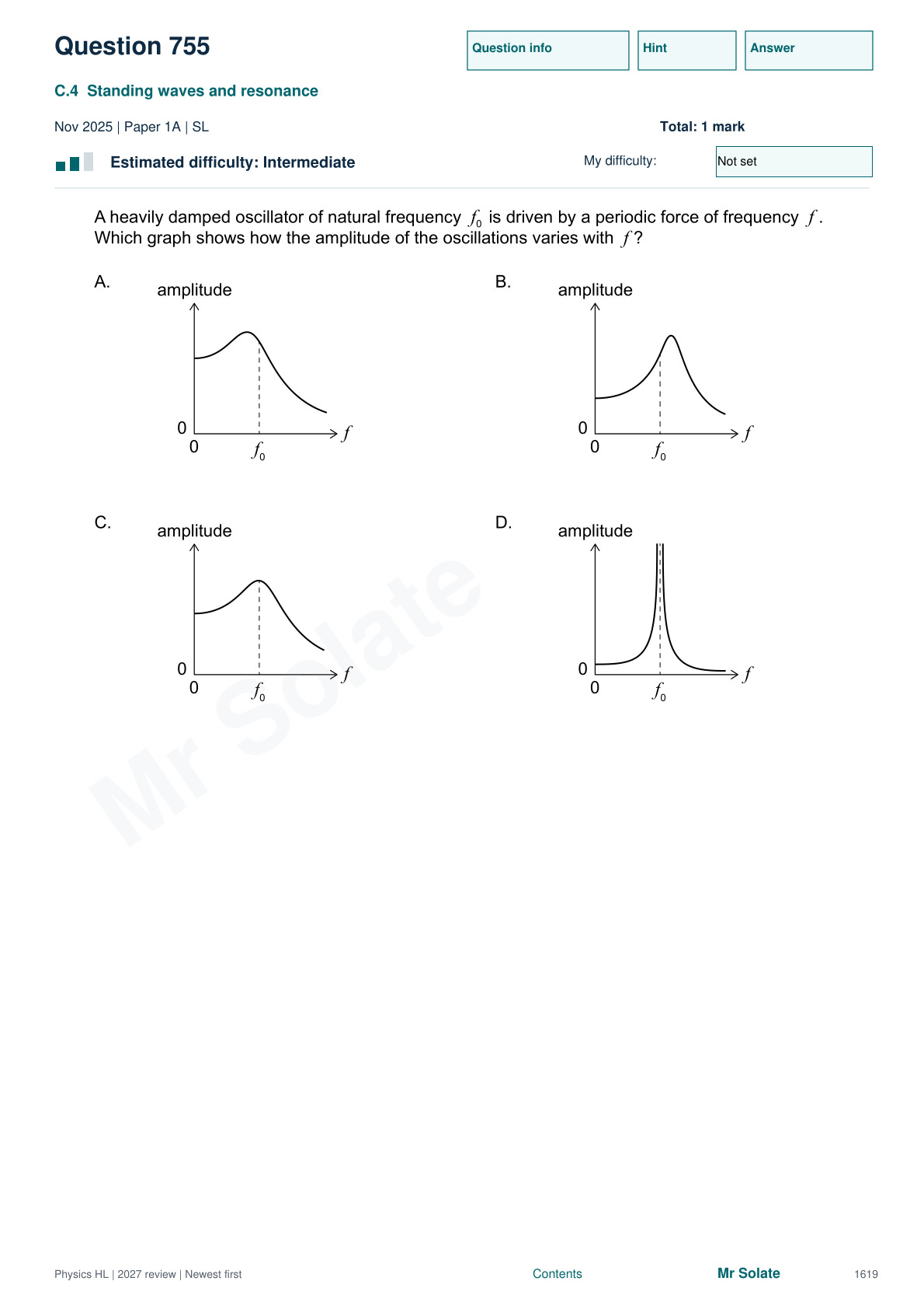 Original Physics question 755, page 1619