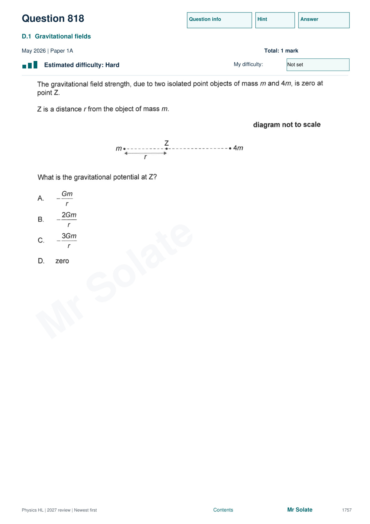 Original Physics question 818, page 1757