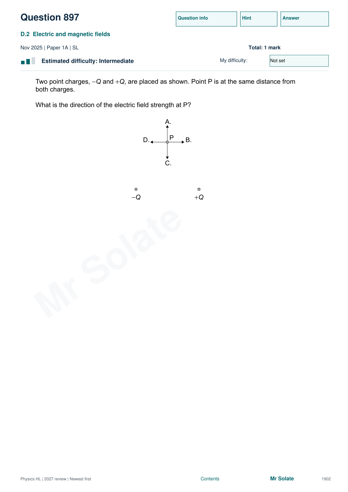 Original Physics question 897, page 1902