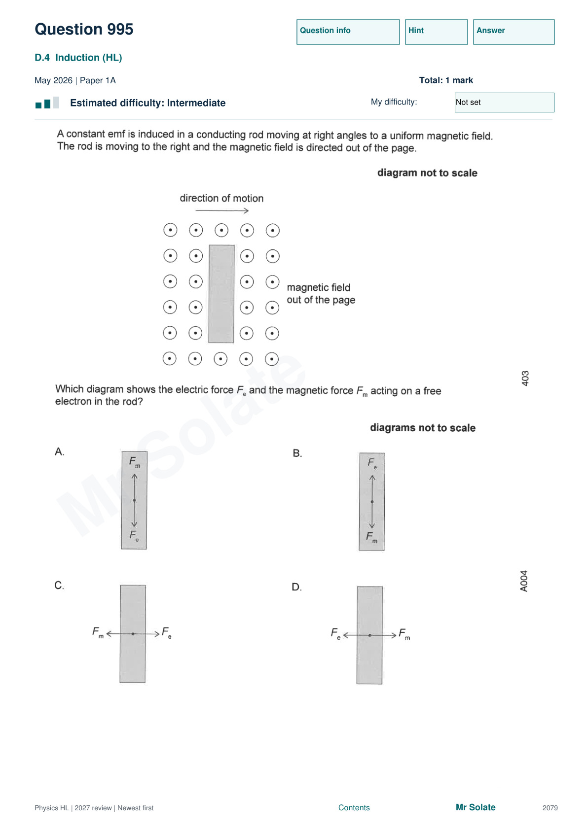Original Physics question 995, page 2079