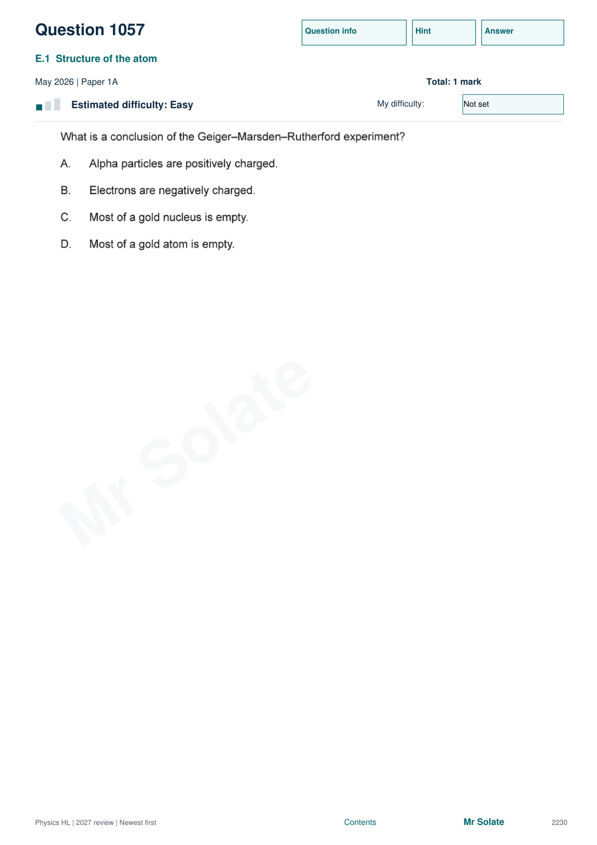 Original Physics question 1057, page 2230