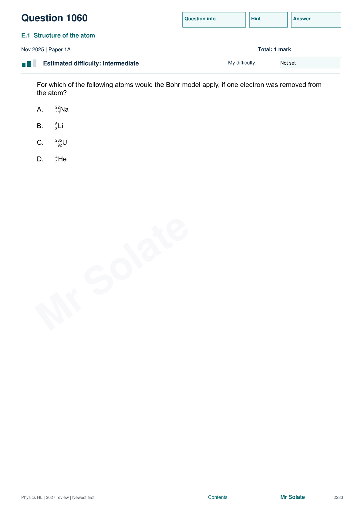 Original Physics question 1060, page 2233