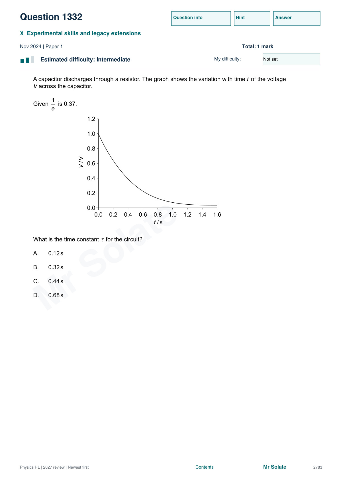 Original Physics question 1332, page 2783
