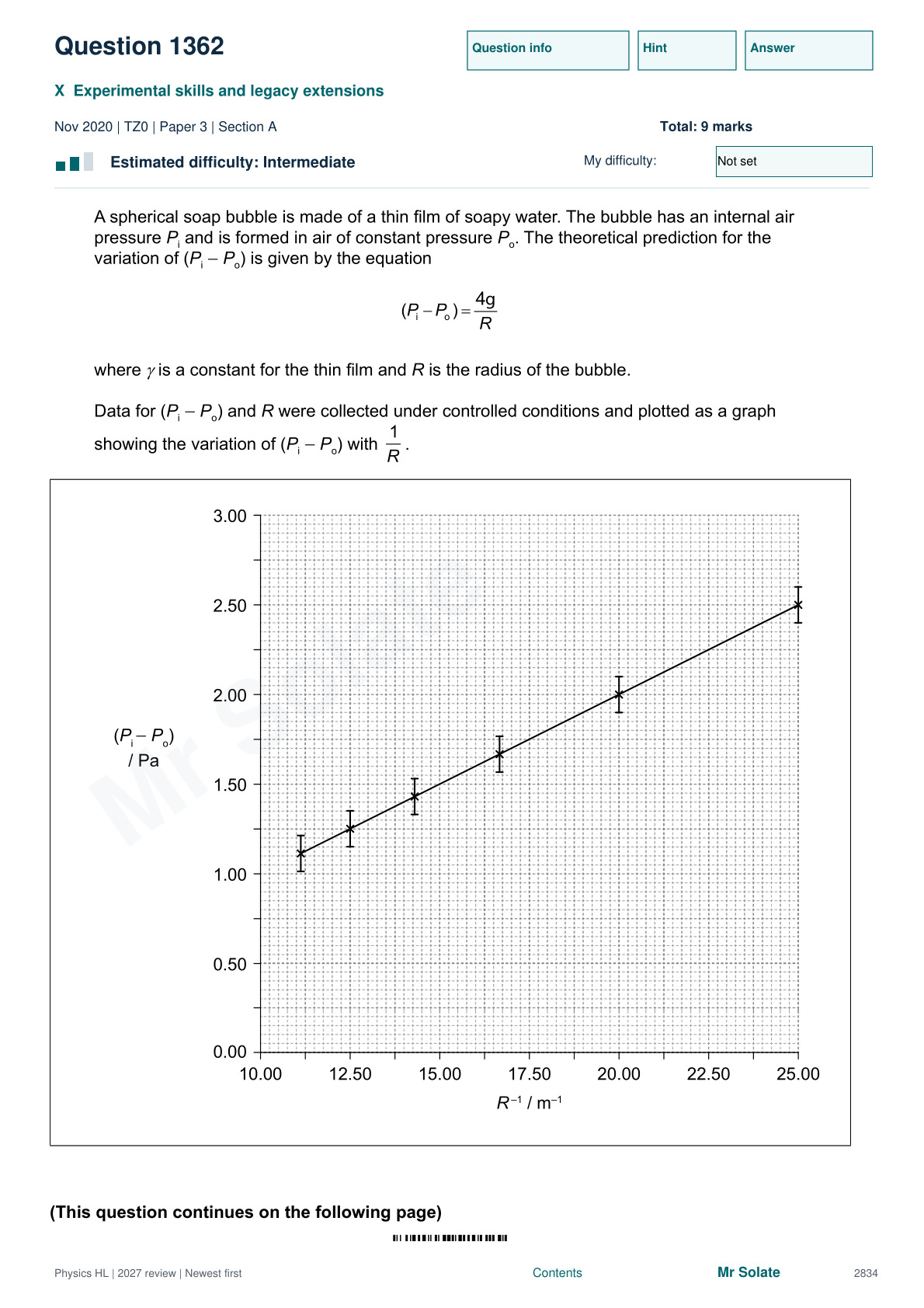 Original Physics question 1362, page 2834